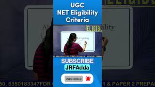 UGC NET JRF Eligibility | What is Minimum Eligibility for NET JRF? | NET JRF with Aditi | JRFAdda