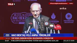 Kılıçdaroğlu Konuşmasına Hacı Bektaş Velinin Yle Başladı Ve Sıraladı