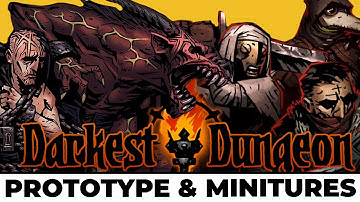 Darkest Dungeon: The Board Game - Production Minitures & Prototype Box!