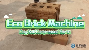 FL2-25A Manual Soil Clay Interlocking Brick Making Machine for ECO Bricks#brickmachine #bricks