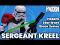 Revue des figurines daction du sergent kreel task force 99 scar squadron de star wars black series