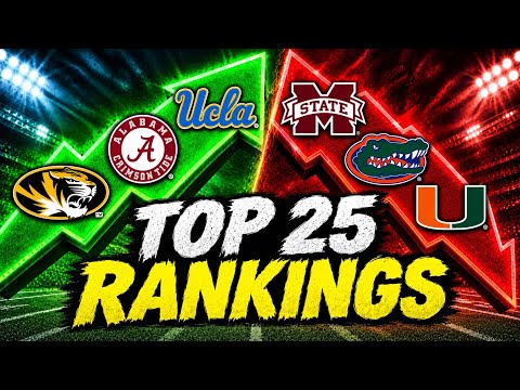 2026 Week 6 College Football Top 25 Rankings
