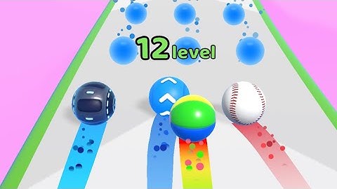 Level Up Balls - All Levels Gameplay Android, iOS