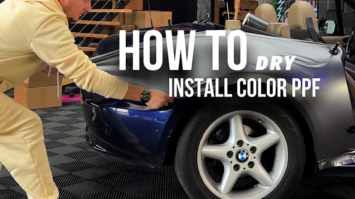How To Install Color PPF Dry - Tips and Tricks for installing ARMR Paint Protection Film