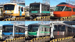 【千代田線直通も飛ばす!】小田急小田原線 速度付き高速通過集