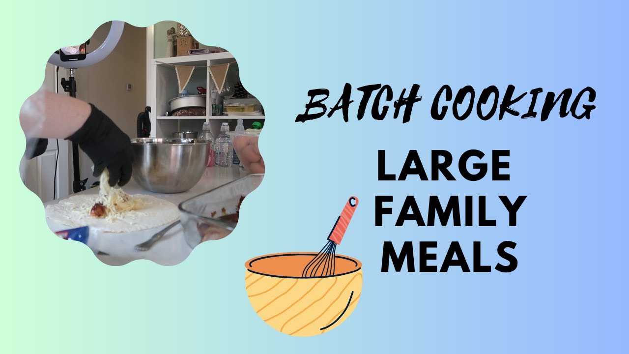 BATCH COOKING l FEEDING MY LARGE FAMILY l BATCH COOKING UK l BATCH COOK BREAKFAST l MONEY SAVING TIP