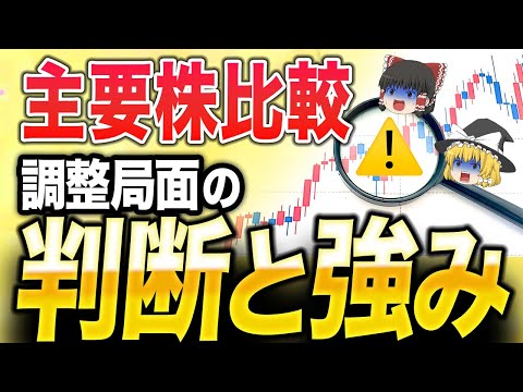 国内主要株の現状を徹底比較！調整局面での投資判断とセクター別の強みとは？
