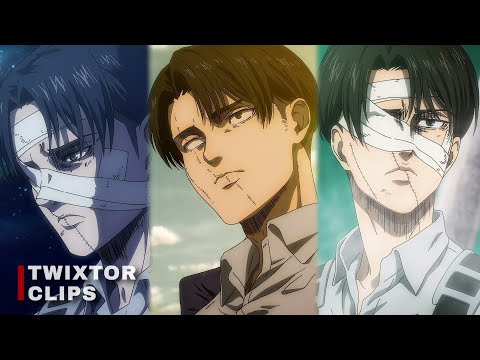 Levi Ackerman Twixtor Clips For Editing 4K Pt 2 