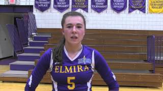 Elmira College Post-Match Invterview With Sami Hanes 16