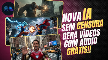 🚨 IA GRÁTIS GERA VÍDEOS COM ÁUDIO e SEM CENSURA! 
