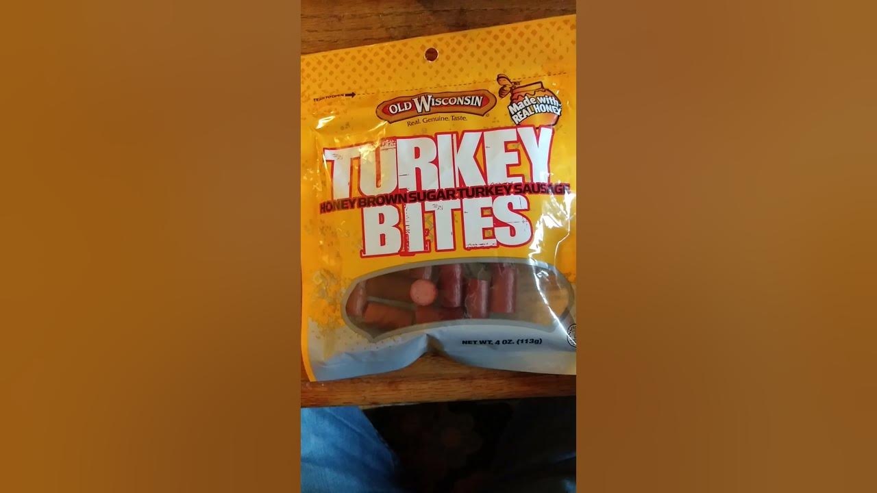 Old Wisconsin Honey Brown Sugar Turkey Sausage Bites Review YouTube