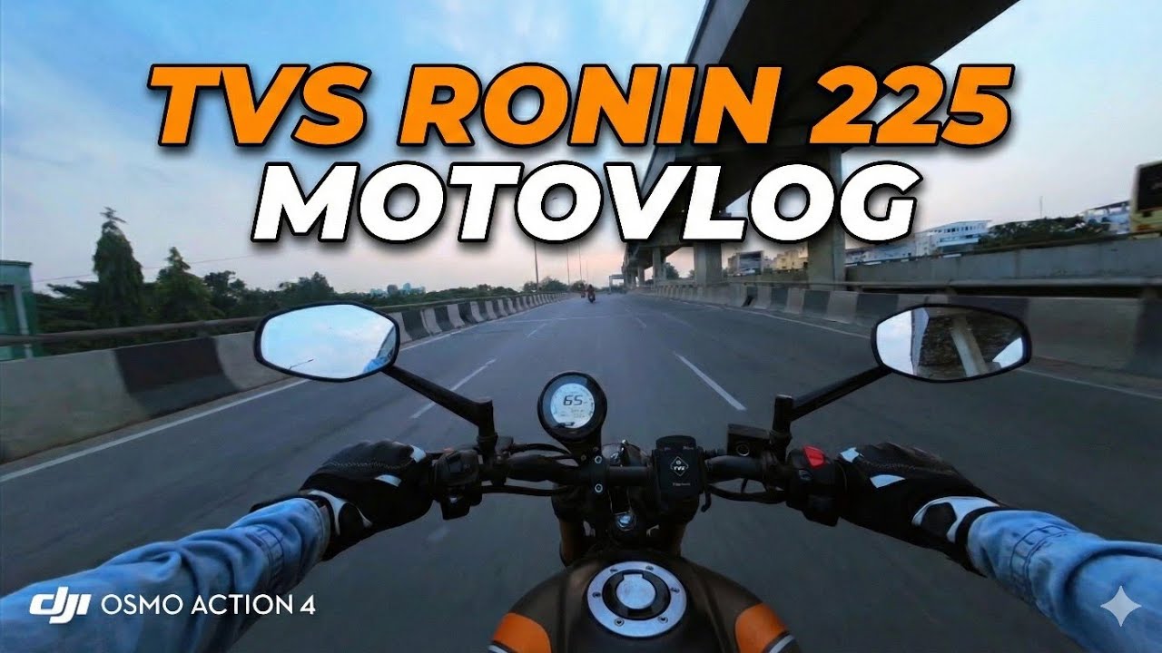 4K POV | TVS Ronin 225 Ride | Exhaust Sound | Cinematic | DJI Osmo Action 4 | Motovlog | Solo Travel
