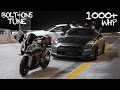 NISSAN GTR 1000  WHP VS BMW S1000RR