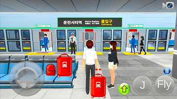 Today I Use Subway Metro For Travelling - 3D Driving Class New Update - Best Android Gameplay 2025