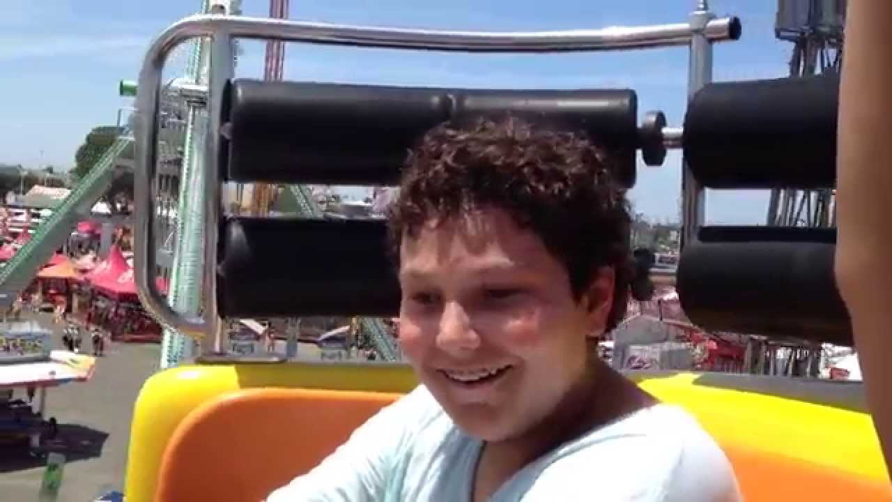 Riding the Crazy Coaster Orange County Fair 2014