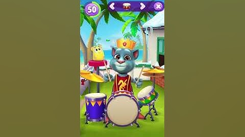 My Talking Tom 2 - Gameplay Part 5 (Android iOS) NEW GAME by Outfit7 Mini Games.....#2470