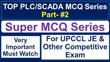 PLC SCADA MCQs || UPPCL-JE || PLC Important MCQ #2 || PLC MCQ