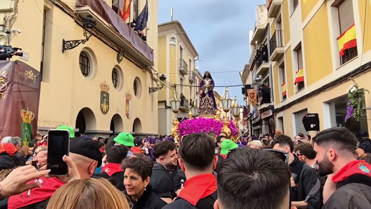 SEMANA SANTA HELLIN. TAMBORADA MIERCOLES SANTO. EL MEDINACELI Y LOS AZOTES EN EL RABAL 16 abril 2025