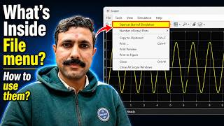 MATLAB Scope File Tab Explained | Step-by-Step Tutorial with Example
