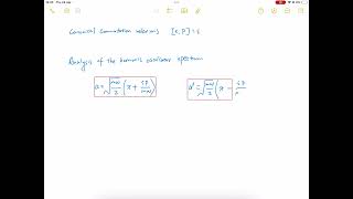 Simple harmonic oscillator quantum field theory canonical commutation relations