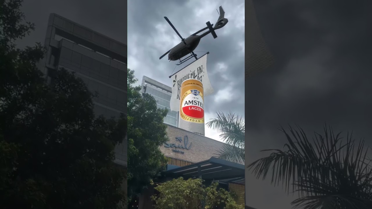 FOOH Helicóptero com Banner ! 