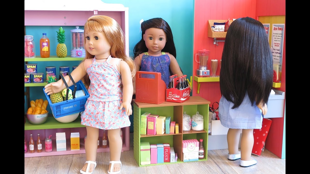 american girl doll grocery store