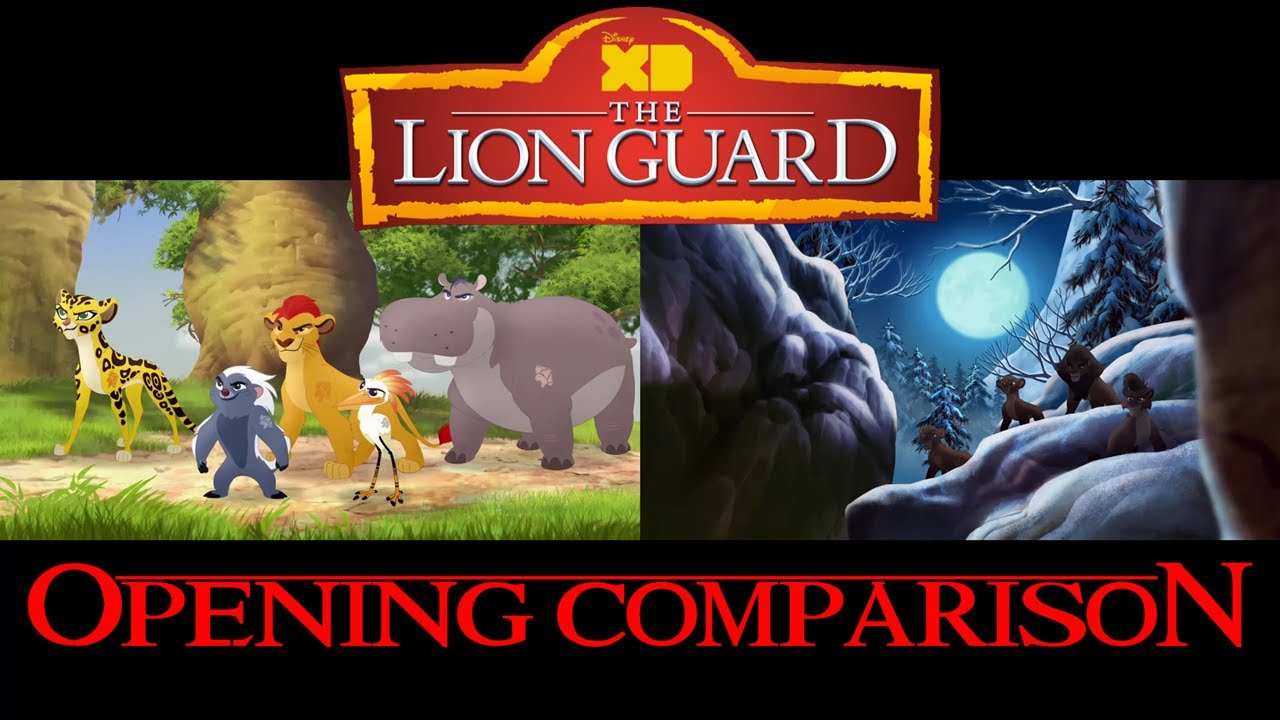The Lion Guard Season 3 Opening Comparison