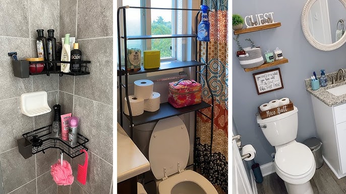 22 Super Creative Small Bathroom Storage Ideas 
