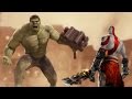 The Incridible Hulk vs God of War (Kratos)