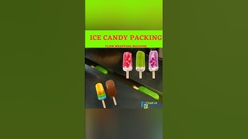 stick Ice Packaging | Horizontal flow wrapping machine #shorts  #trending