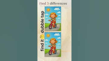 Genius Level Brain Test – Find the 3 Differences