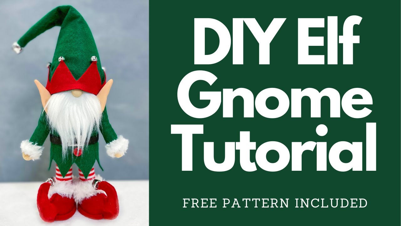 DIY Elf Gnome/Christmas Gnome/No Sew Gnome/Dollar Tree diy