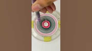 Tranquility Spirograph Patterns | ASMR Art for Relaxation and Calm! #2024 #art #spirograph #shorts