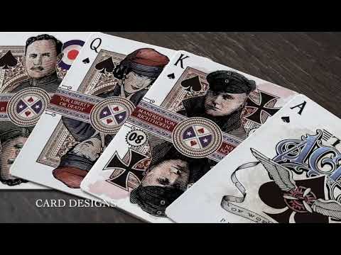 Top Aces of WWI Standard Edition Playing Cards
