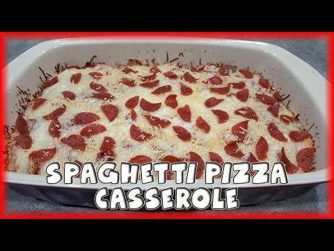 Spaghetti Pizza Casserole