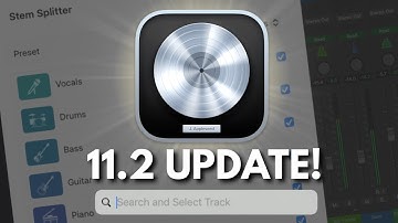 Logic Pro 11.2 Update! Improved Stem Splitter, Track Search, More