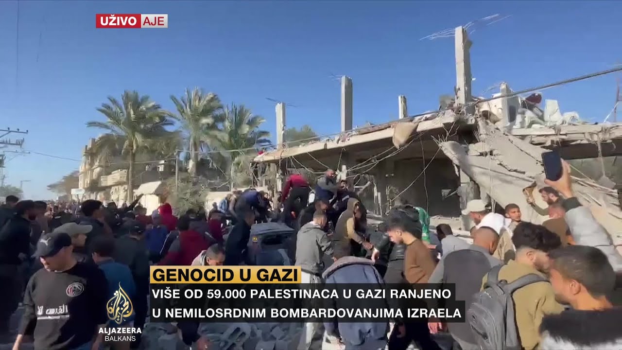 هجوم على بوابة مستشفى الأقصى: دماء وأشلاء بشرية في كل مكان