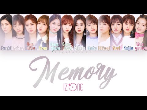 Lirik lagu IZ*ONE - Memory (비밀의 시간) Terjemahannya 