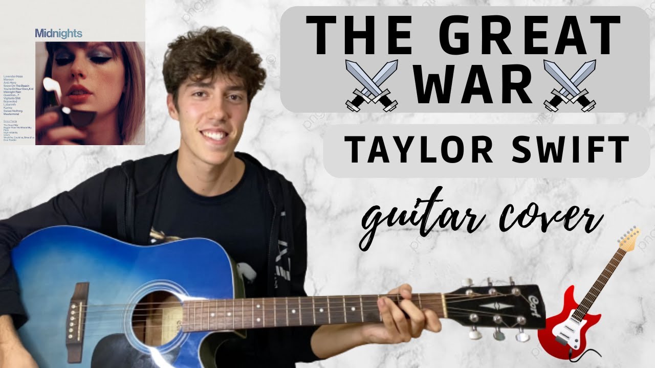 Taylor Swift - The Great War (EASY guitar cover with tabs|chords) 🎸🎶