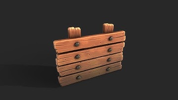 Stylized Fence | Maya, ZBrush, Substance Painter