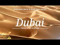 Dubai aerials  flying over the safari dunes 4k uwith relaxing music for sleep meditation