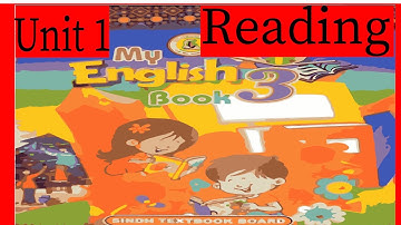 Sindh Text | Class 3 | English | Unit 1 | Reading