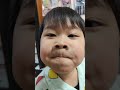 変顔をするゆうがくん😁