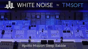 Sleep Babble from NASA Apollo Mission: Astronauts Talking 10 Hour Sleep Sound - Black Screen