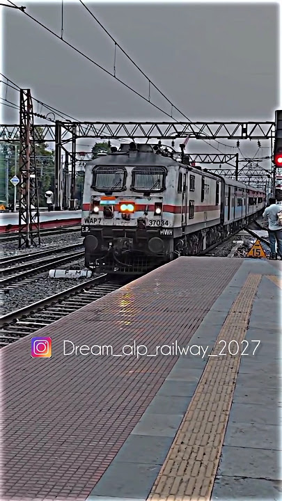 DHAK DHAKM train wap7 #train#shorts