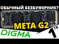 Вроде простой безбуферник, но... Обзор SSD DIGMA META G2 1TB (DGSM4001TG23T)