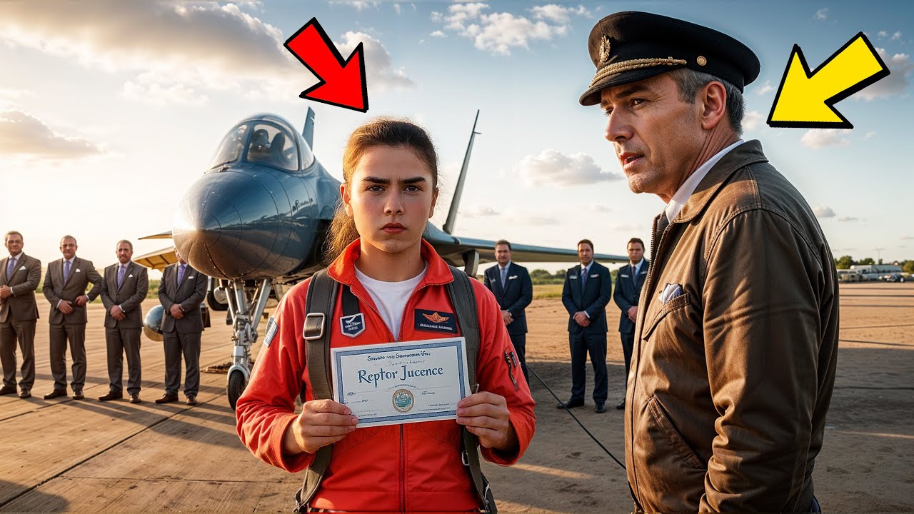 Kampfpilot verspottet Wissen eines Mädchens – doch ihre Testpilotenlizenz schockt die Staffel