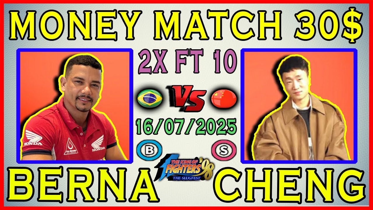 KOF 98 - MestreBerna (Brazil) VS Black-C (China) - 2X FT 10 - Money Match 30$ - 16-07-2025