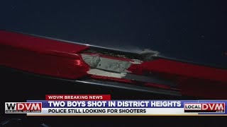 Toddler teen and dog shot in District Heights