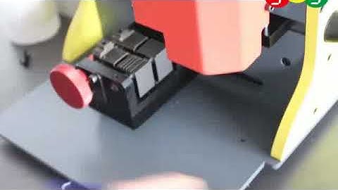 How to clean the Z axis of SEC-E9 key cutting machine obdii365